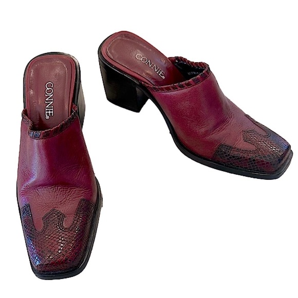 Connie Western Stirrup Leather cowgirl boot slip on Mules women’s Shoes SZ 6.5 - Picture 1 of 8